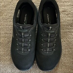 Skechers Women’s Charcoal Black Sneakers